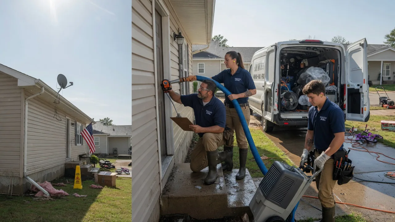 Ceiling Water Damage Restoration in Hoxie, AR near me